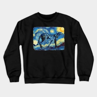 Cheetah Van Gogh Style Crewneck Sweatshirt